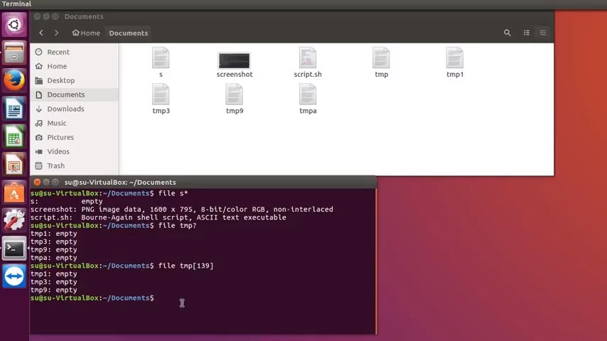 Linux/Ubuntu шаблоны подстановки (wildcards)