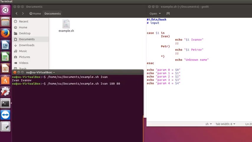 Как написать скрипт для Linux (Ubuntu) — передача параметров при запуске скрипта