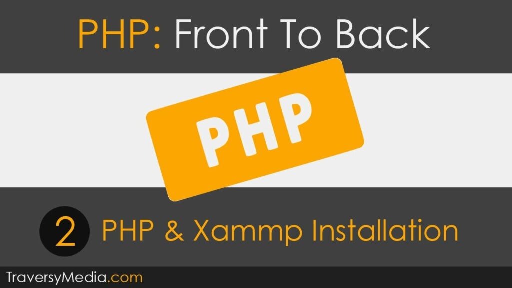 PHP Front To Back [Part 2] — PHP7 & Xammp Installation