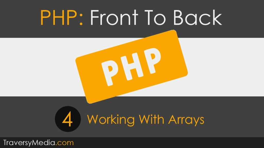 PHP Front To Back [Part 4] — Arrays