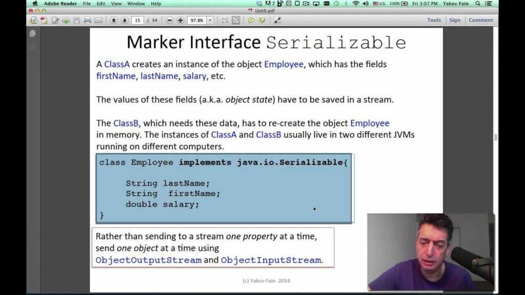 Intro to Java. Unit 9. I/O Streams. Serialization. Basic Networking (in Russian)